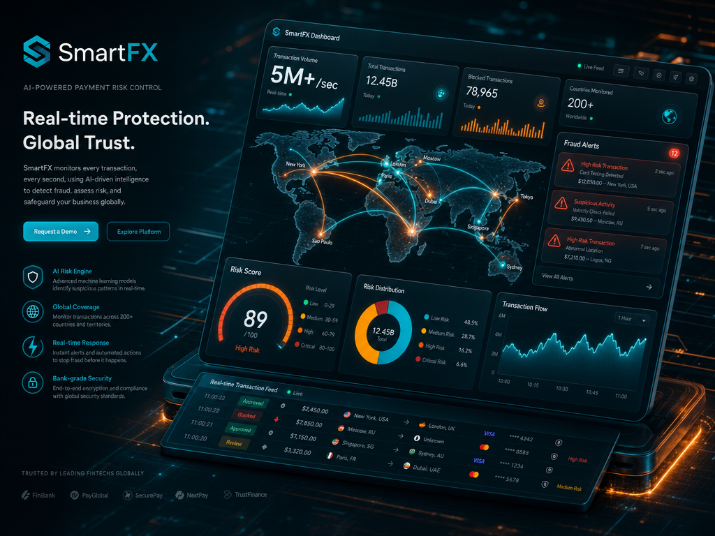 SmartFX 智能支付風控系統介面
